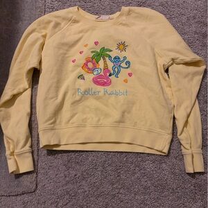 Roller Rabbit Pool Party Classic Crewneck sweatshirt XS